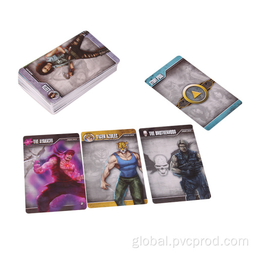 PVC Game Cards Customized clear printing plastic playing cards Factory